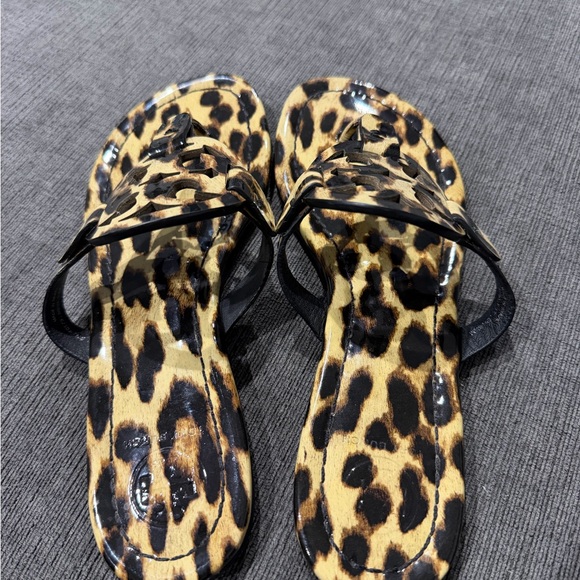 Tory Burch Miller Leopard Print Sandals - Picture 2 of 4